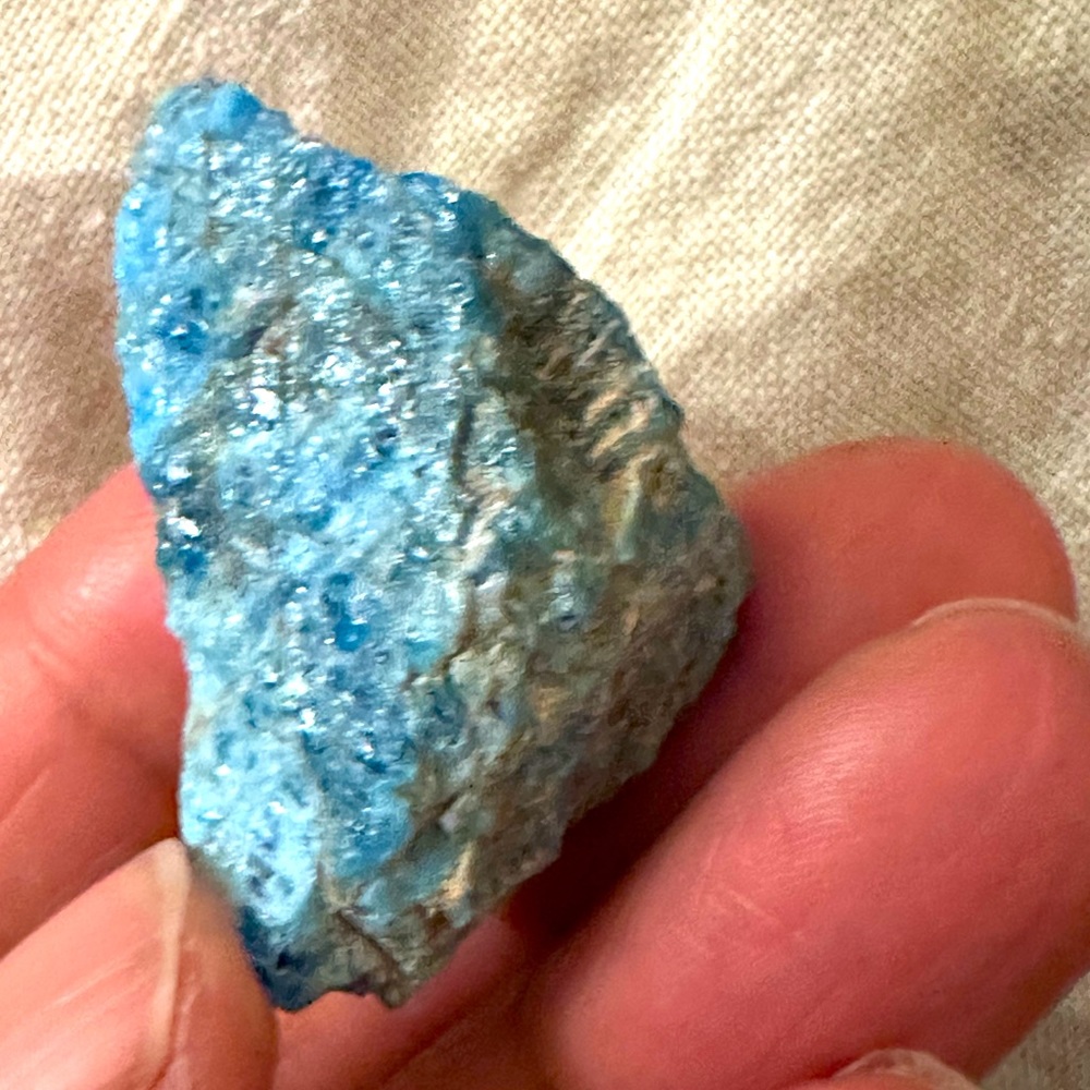 Raw Blue Apatite Crystal